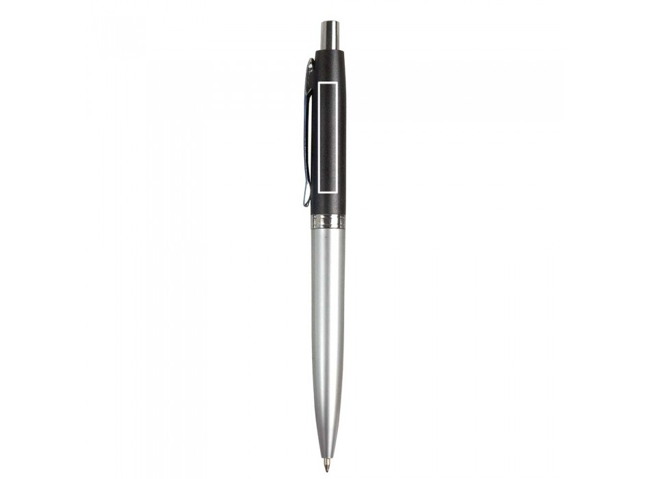 Penna a scatto in plastica con fusto bicolore e clip in metallo FullGadgets.com