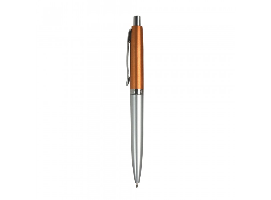 Penna a scatto in plastica con fusto bicolore e clip in metallo FullGadgets.com