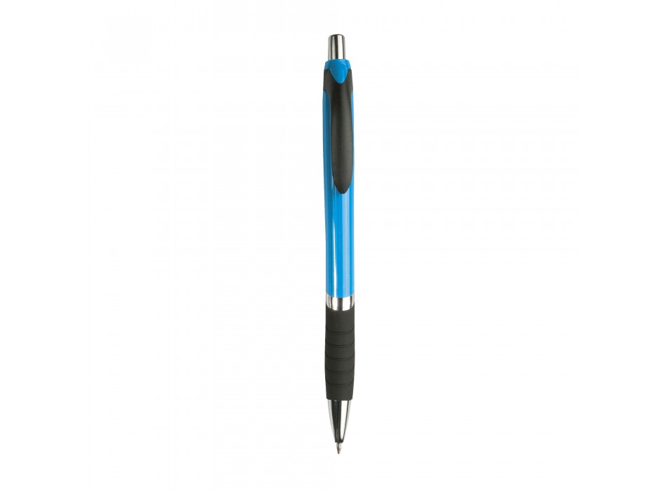 Penna a scatto in plastica, con fusto colorato, impugnatura gommata e particolari cromati FullGadgets.com