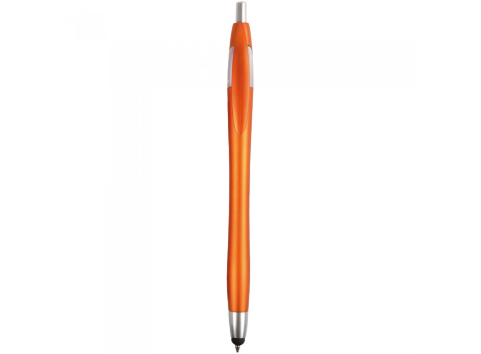 Penna a scatto in plastica con gommino per touch screen FullGadgets.com