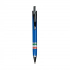 Penna a scatto in plastica con impugnatura tricolore (italia, francia, spagna) FullGadgets.com