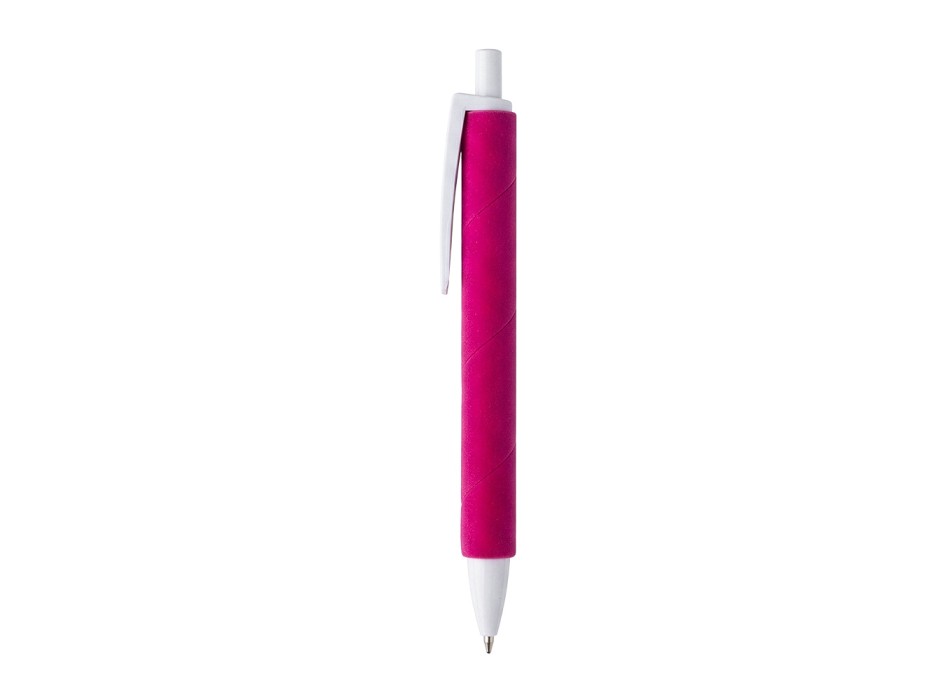 Penna a scatto in plastica. Fusto colorato effetto vellutato FullGadgets.com