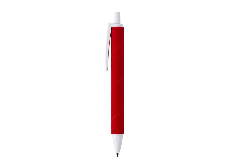 Penna a scatto in plastica. Fusto colorato effetto vellutato FullGadgets.com