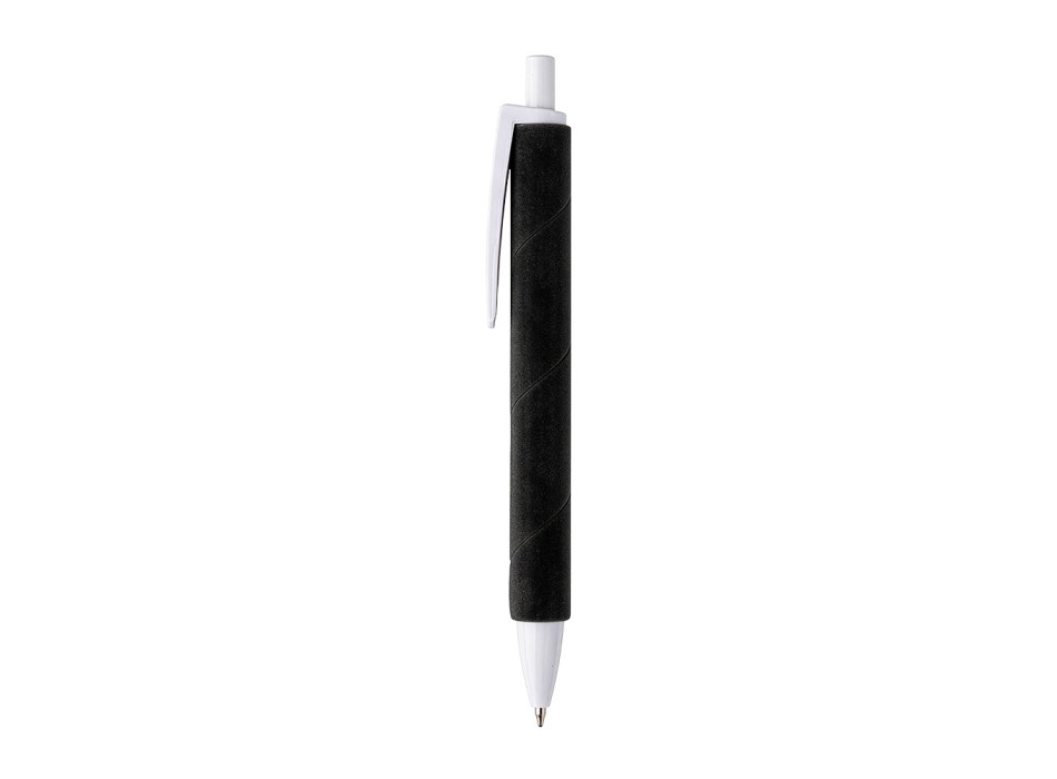 Penna a scatto in plastica. Fusto colorato effetto vellutato FullGadgets.com