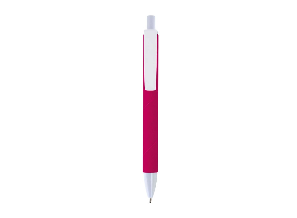 Penna a scatto in plastica. Fusto colorato effetto vellutato FullGadgets.com