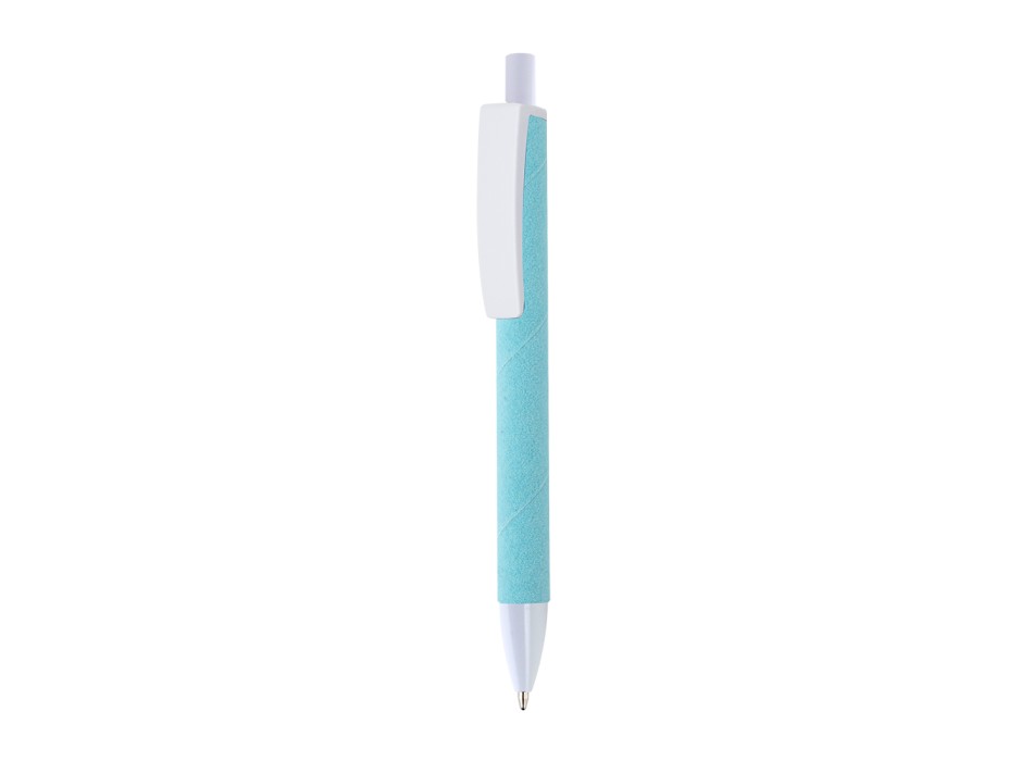 Penna a scatto in plastica. Fusto colorato effetto vellutato FullGadgets.com