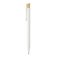 Penna a scatto in plastica. Inserto in bambù FullGadgets.com