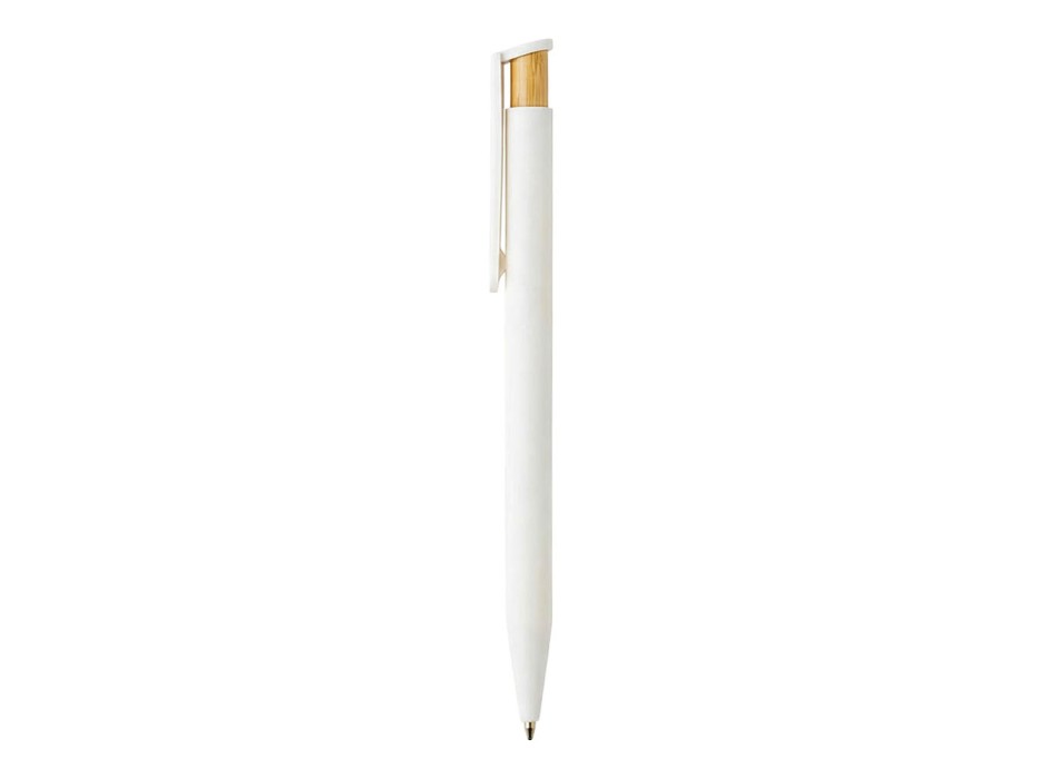 Penna a scatto in plastica. Inserto in bambù FullGadgets.com