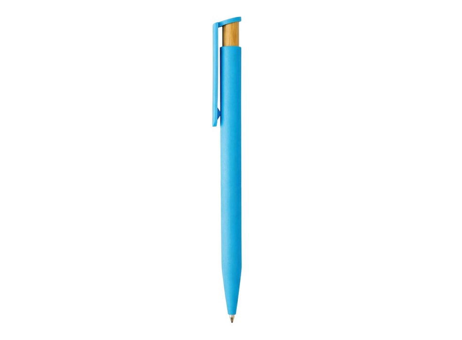 Penna a scatto in plastica. Inserto in bambù FullGadgets.com