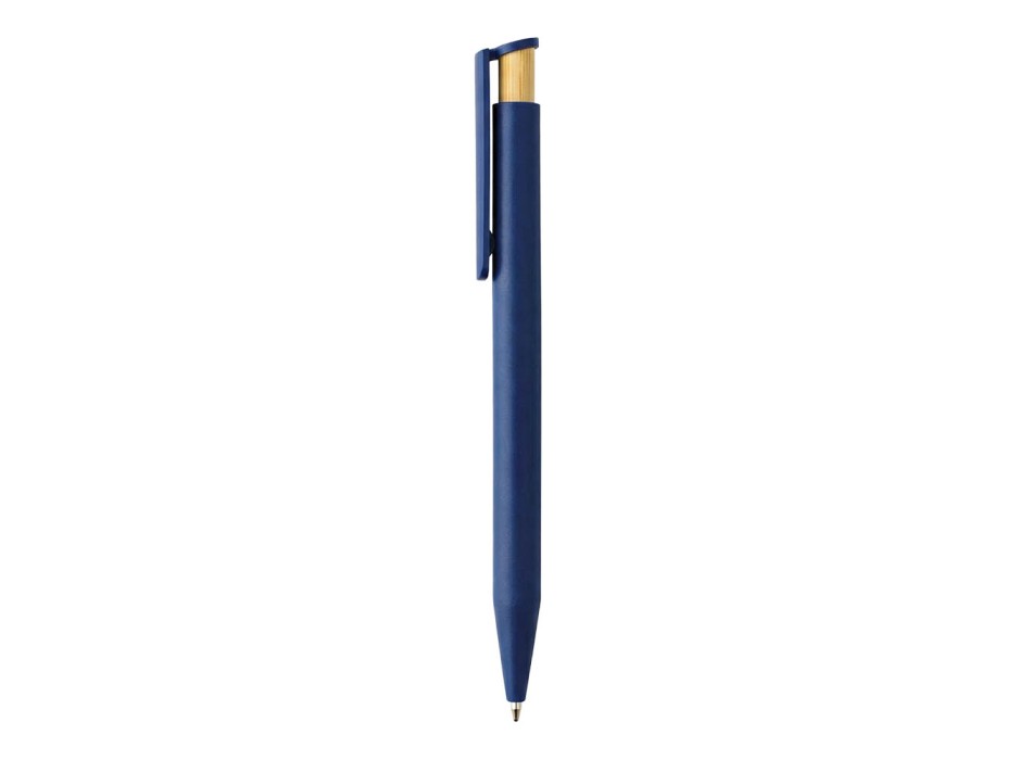Penna a scatto in plastica. Inserto in bambù FullGadgets.com