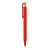 Penna a scatto in plastica. Inserto colorato metallizzato