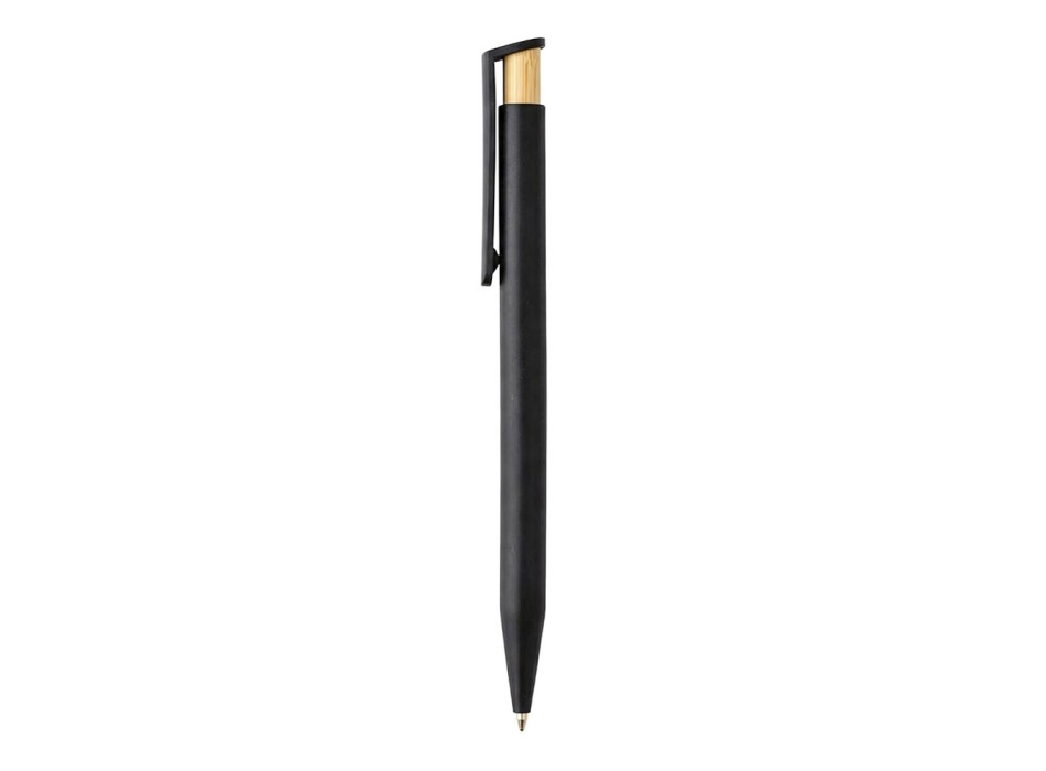 Penna a scatto in plastica. Inserto in bambù FullGadgets.com