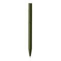 Penna a scatto in plastica. Inserto colorato metallizzato