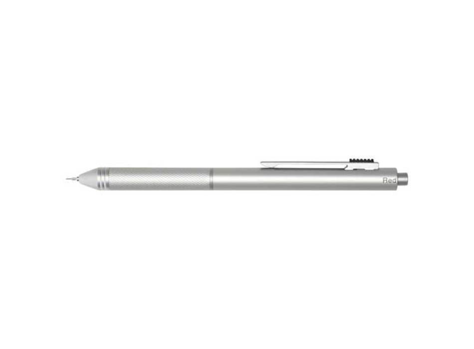 Penna a sfera 4 in 1 in acciaio inossidabile riciclato certificato RCS Tine FullGadgets.com