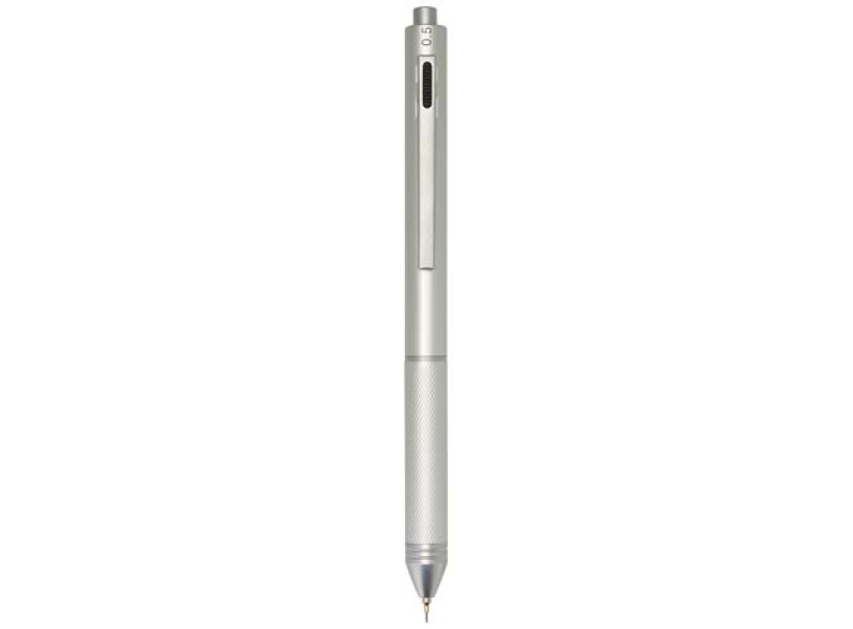 Penna a sfera 4 in 1 in acciaio inossidabile riciclato certificato RCS Tine FullGadgets.com