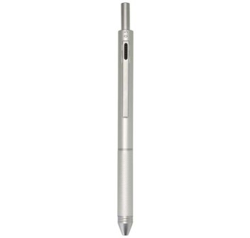 Penna a sfera 4 in 1 in acciaio inossidabile riciclato certificato RCS Tine FullGadgets.com