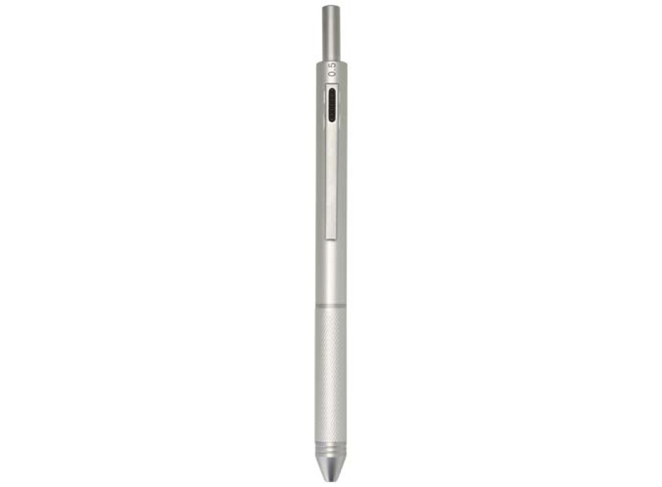 Penna a sfera 4 in 1 in acciaio inossidabile riciclato certificato RCS Tine FullGadgets.com