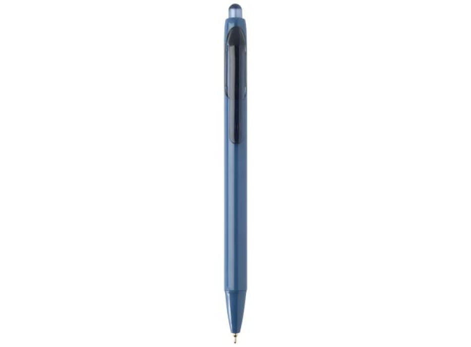 Penna a sfera a doppia iniezione in materiale riciclato certificato RCS (inchiostro blu) Glen FullGadgets.com