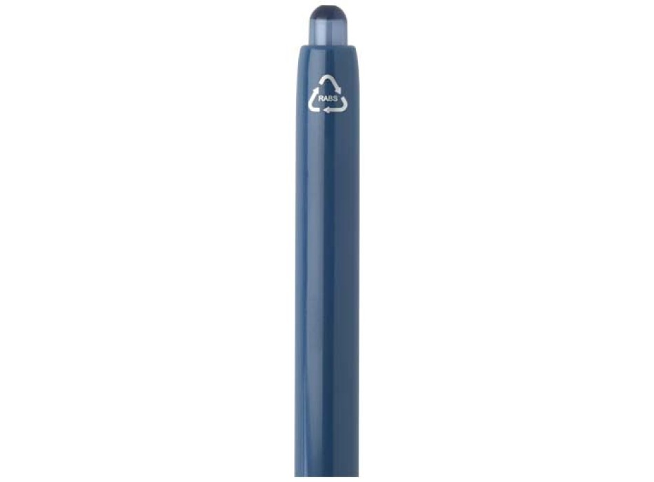 Penna a sfera a doppia iniezione in materiale riciclato certificato RCS (inchiostro blu) Glen FullGadgets.com