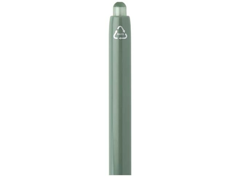 Penna a sfera a doppia iniezione in materiale riciclato certificato RCS (inchiostro blu) Glen FullGadgets.com
