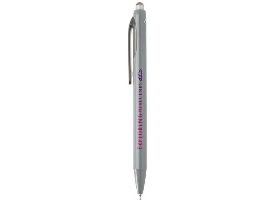 Penna a sfera a doppia iniezione in materiale riciclato certificato RCS (inchiostro blu) Glen FullGadgets.com