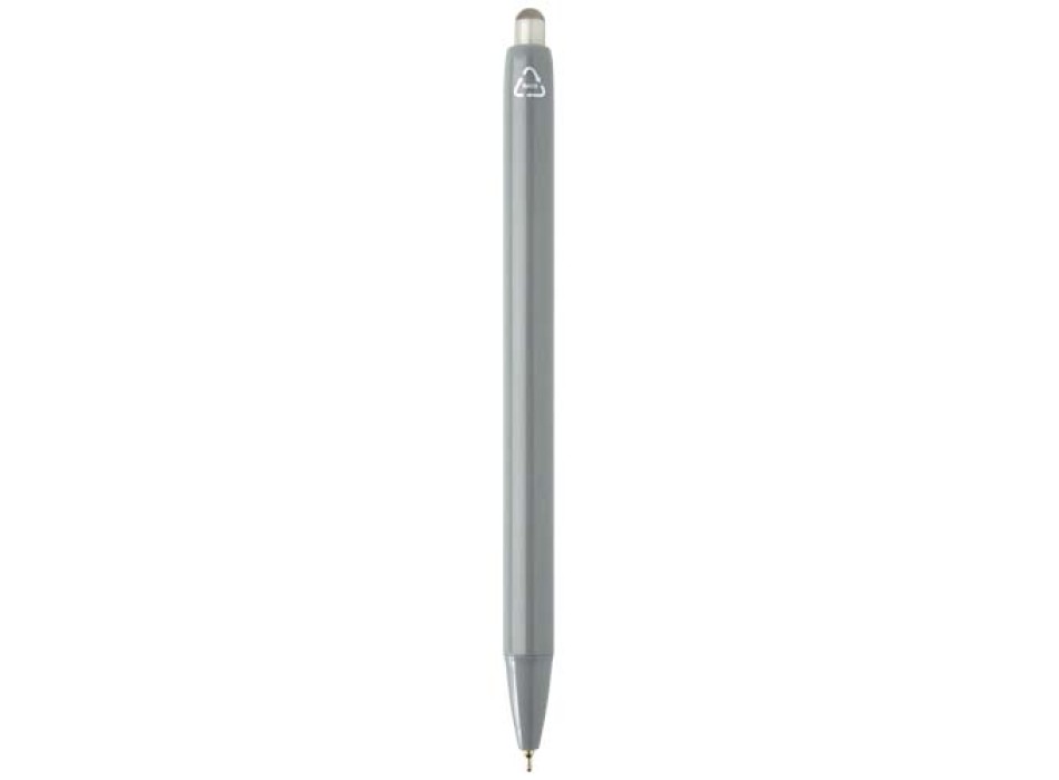 Penna a sfera a doppia iniezione in materiale riciclato certificato RCS (inchiostro blu) Glen FullGadgets.com