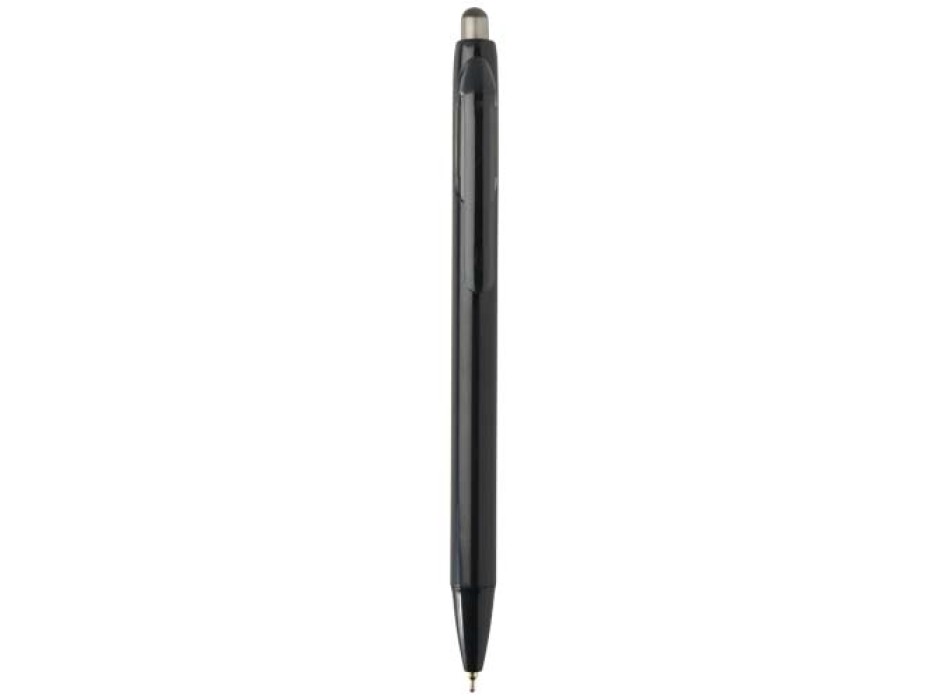 Penna a sfera a doppia iniezione in materiale riciclato certificato RCS (inchiostro blu) Glen FullGadgets.com