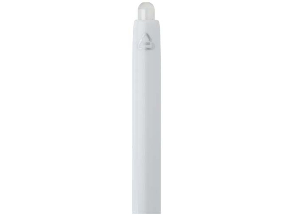 Penna a sfera a doppia iniezione in materiale riciclato certificato RCS (inchiostro blu) Glen FullGadgets.com