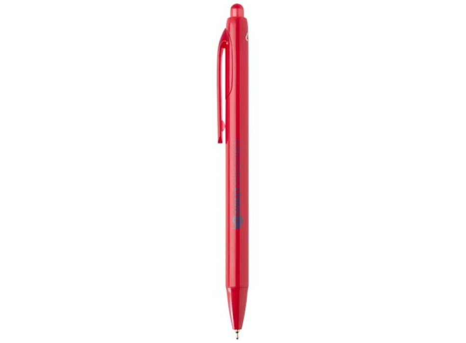 Penna a sfera a doppia iniezione in materiale riciclato certificato RCS (inchiostro blu) Glen FullGadgets.com