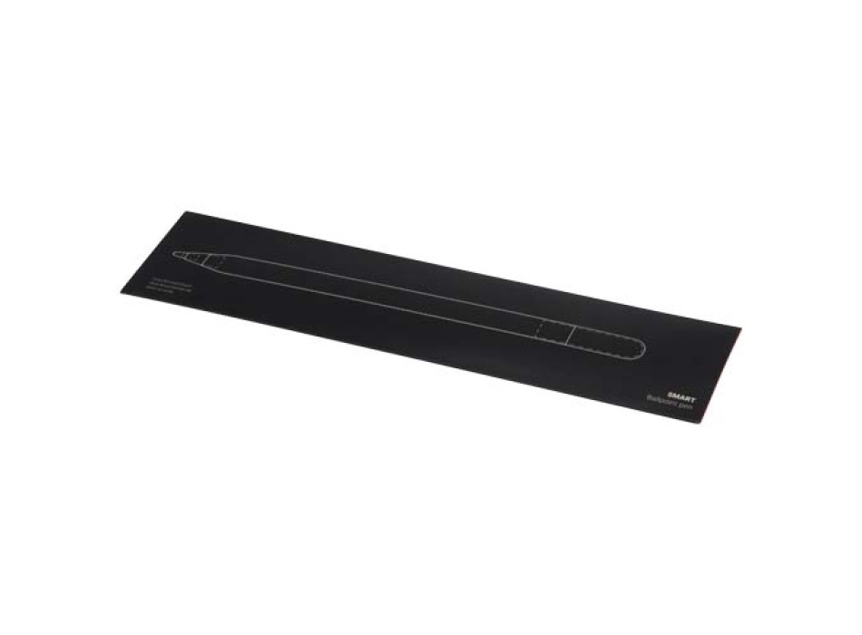 Penna a sfera a rotazione in alluminio riciclato SMART (inchiostro nero) FullGadgets.com