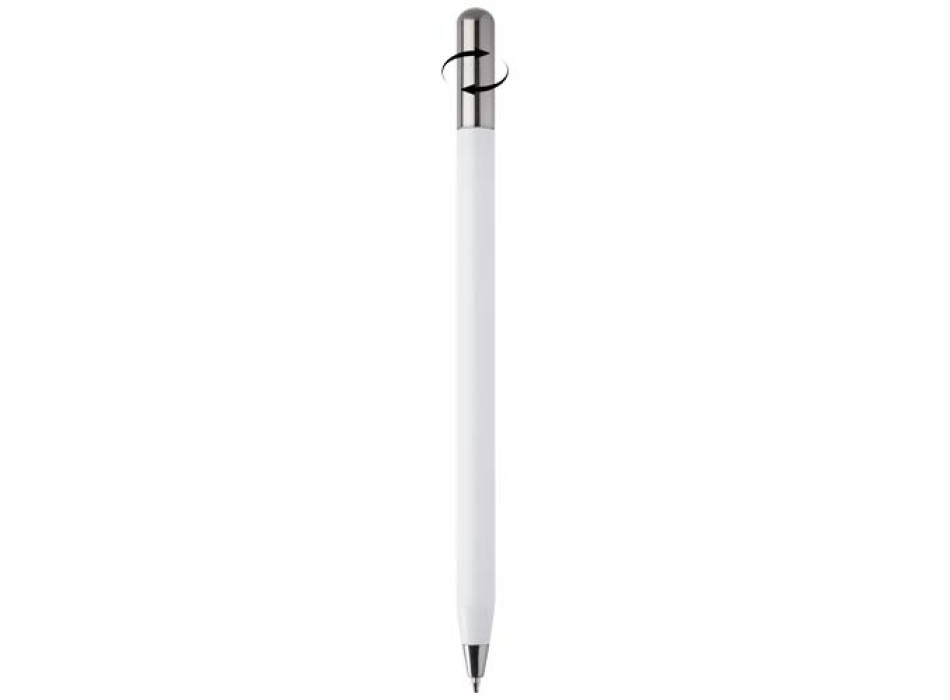 Penna a sfera a rotazione in alluminio riciclato SMART (inchiostro nero) FullGadgets.com