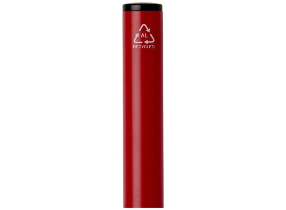 Penna a sfera a rotazione in alluminio riciclato Verton con ghiera (inchiostro blu) FullGadgets.com