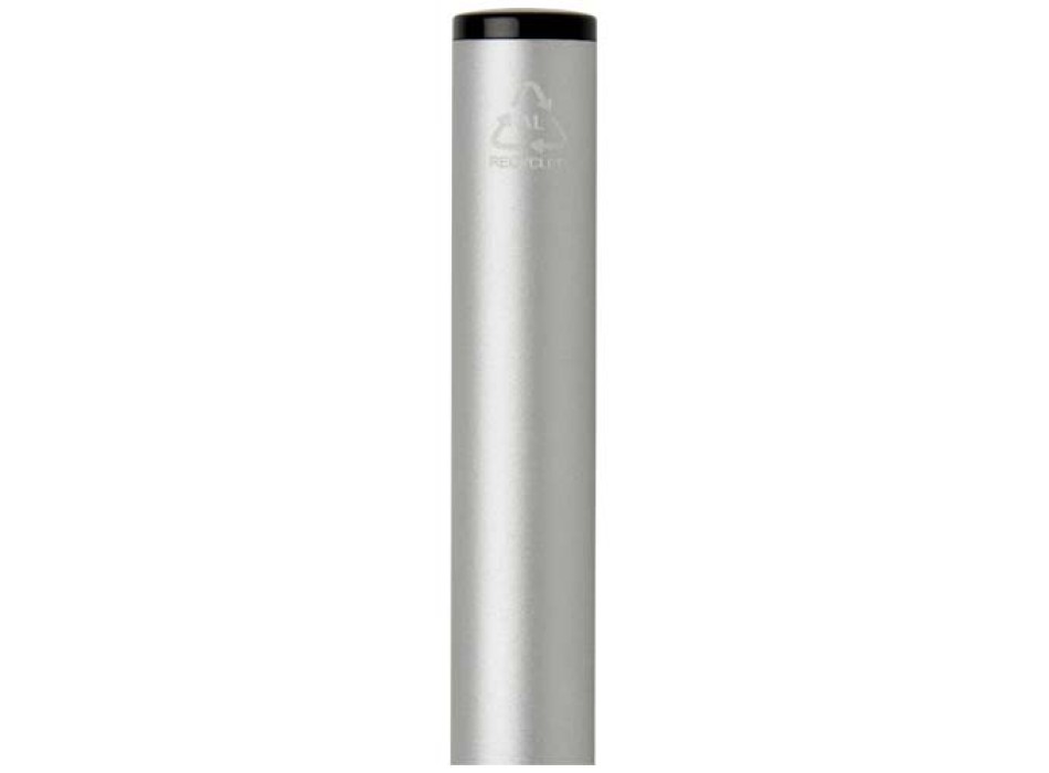 Penna a sfera a rotazione in alluminio riciclato Verton con ghiera (inchiostro blu) FullGadgets.com