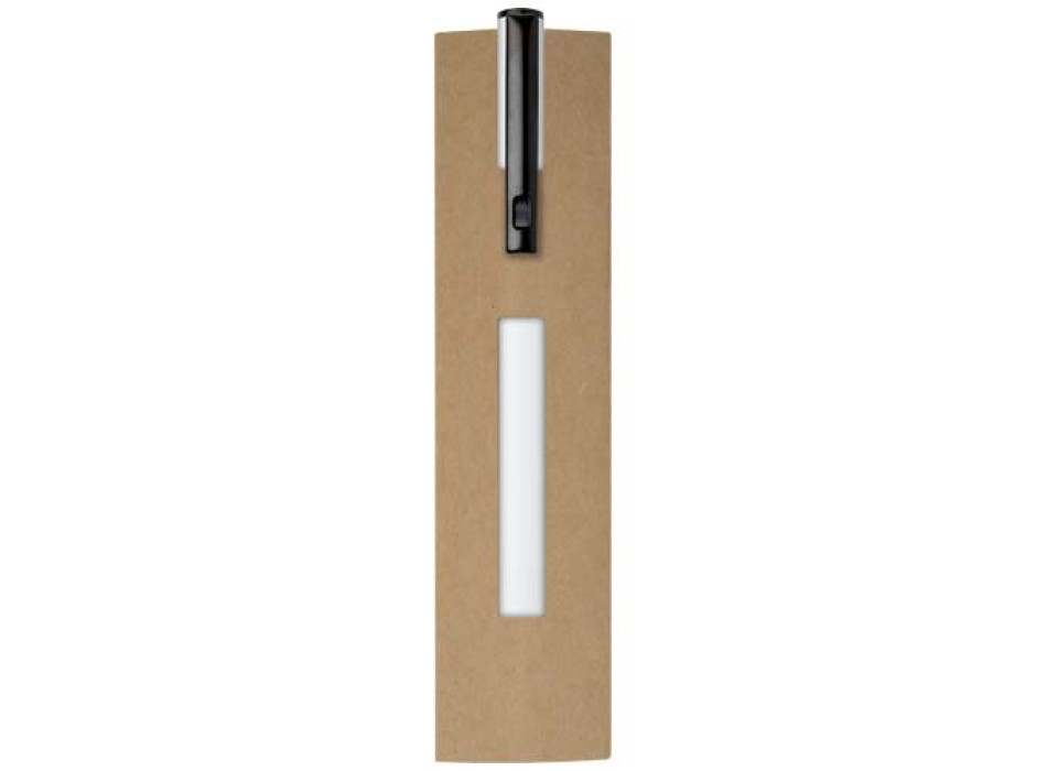 Penna a sfera a rotazione in alluminio riciclato Verton con ghiera (inchiostro blu) FullGadgets.com