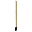 Penna a sfera a rotazione in alluminio riciclato Verton con ghiera (inchiostro blu) FullGadgets.com