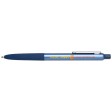 Penna a sfera a scatto in alluminio riciclato con finitura anodizzata Soffit (inchiostro blu) FullGadgets.com