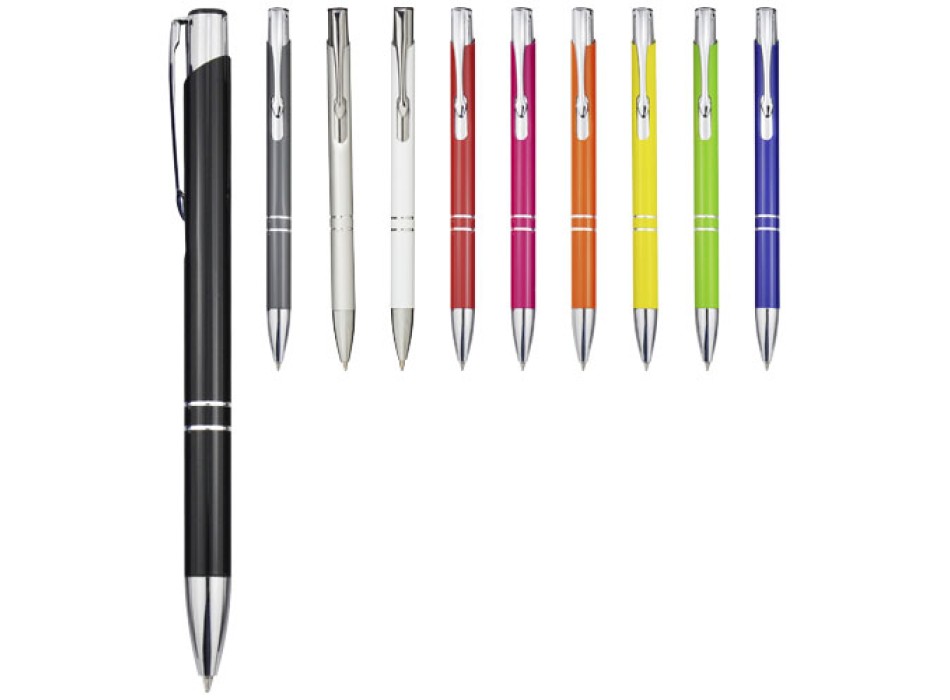 Penna a sfera a scatto Moneta in alluminio (inchiostro nero) FullGadgets.com