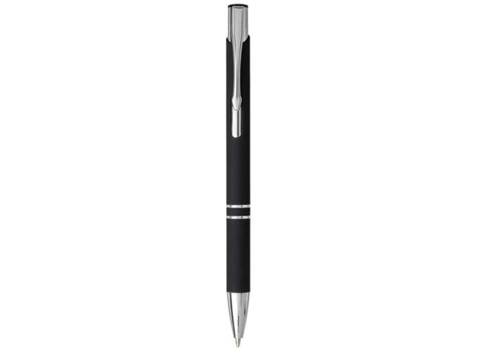 Penna a sfera a scatto Moneta soft touch (inchiostro nero) FullGadgets.com