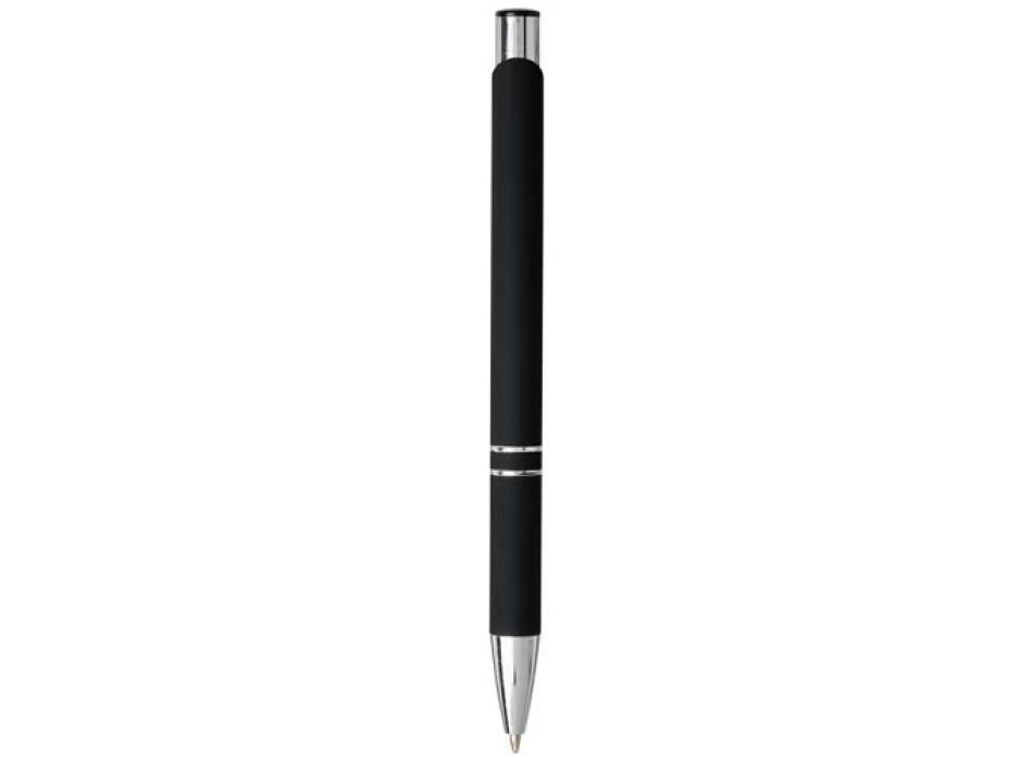 Penna a sfera a scatto Moneta soft touch (inchiostro nero) FullGadgets.com