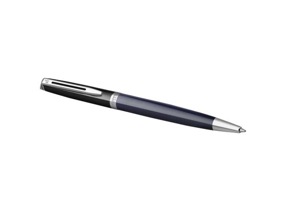 Penna a sfera colorata con finiture in palladio Hemisphere (inchiostro blu) FullGadgets.com