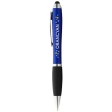Penna a sfera colorata con stylus e impugnatura nera Nash (inchiostro blu) FullGadgets.com