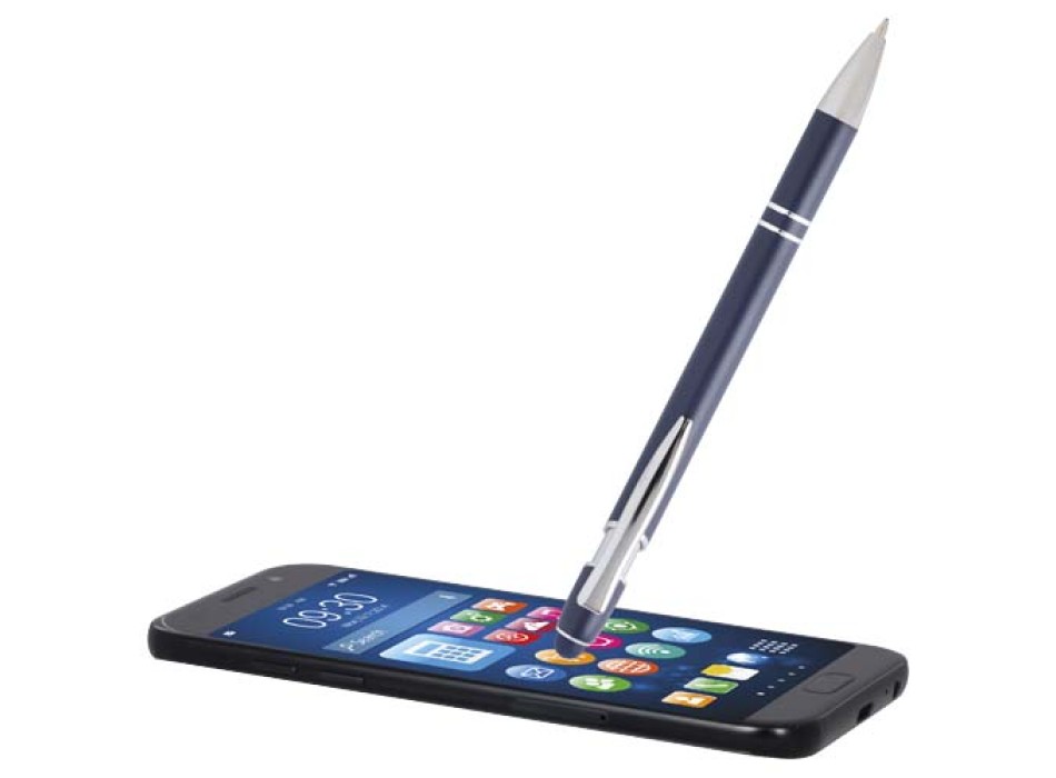 Penna a sfera con finitura argento Kish (inchiostro blu) FullGadgets.com