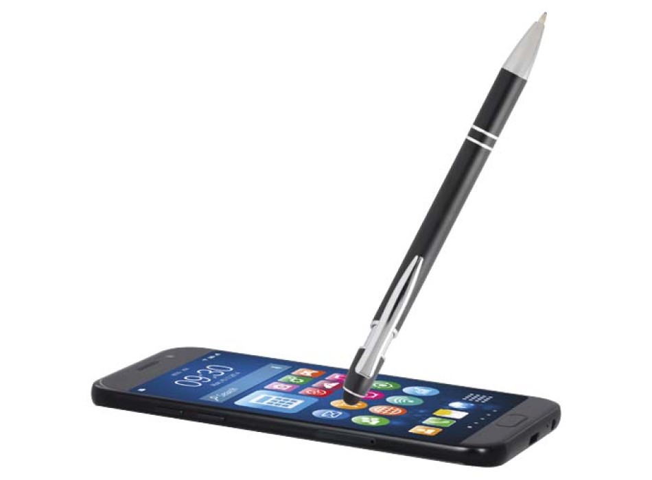 Penna a sfera con finitura argento Kish (inchiostro blu) FullGadgets.com