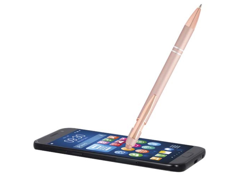 Penna a sfera con finitura oro rosa Nanna (inchiostro blu) FullGadgets.com