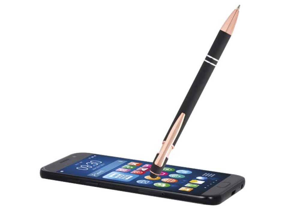 Penna a sfera con finitura oro rosa Nanna (inchiostro blu) FullGadgets.com