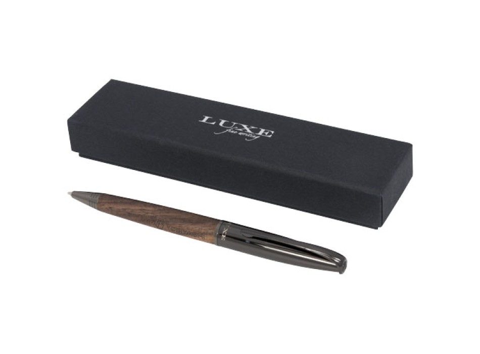 Penna a sfera con serbatoio in legno Loure (inchiostro nero) FullGadgets.com