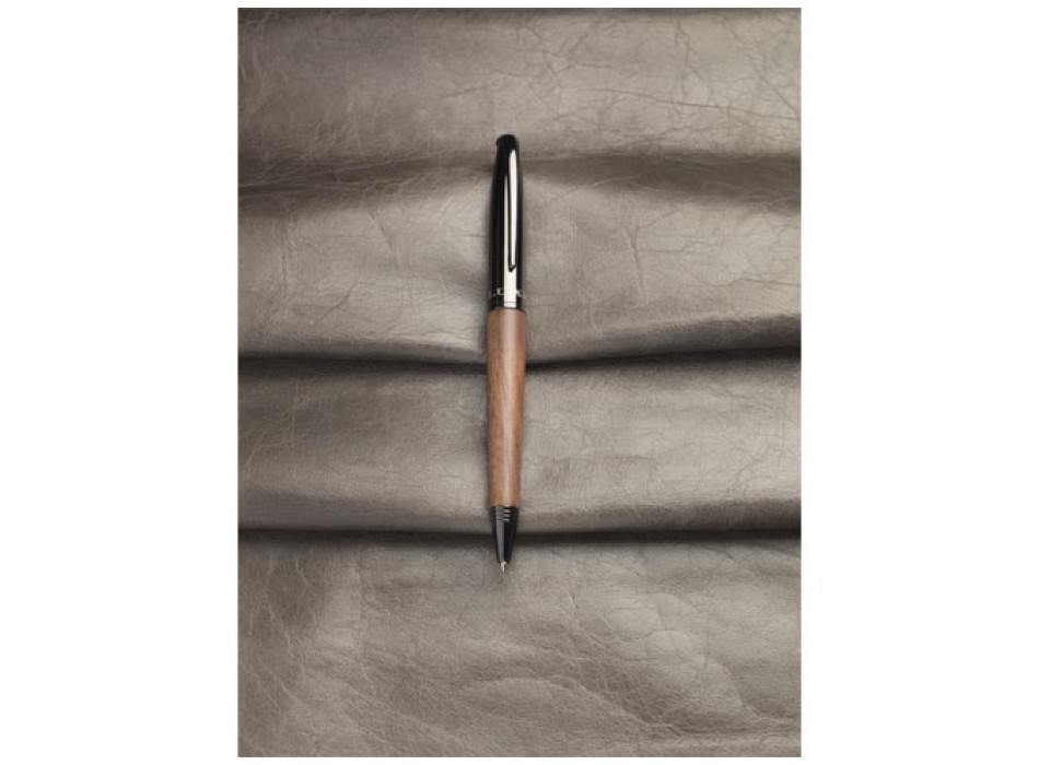 Penna a sfera con serbatoio in legno Loure (inchiostro nero) FullGadgets.com