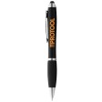 Penna a sfera con stylus e impugnatura nera Nash (inchiostro nero) FullGadgets.com