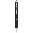 Penna a sfera con stylus e impugnatura nera Nash (inchiostro nero) FullGadgets.com