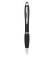 Penna a sfera con stylus e impugnatura nera Nash (inchiostro nero) FullGadgets.com